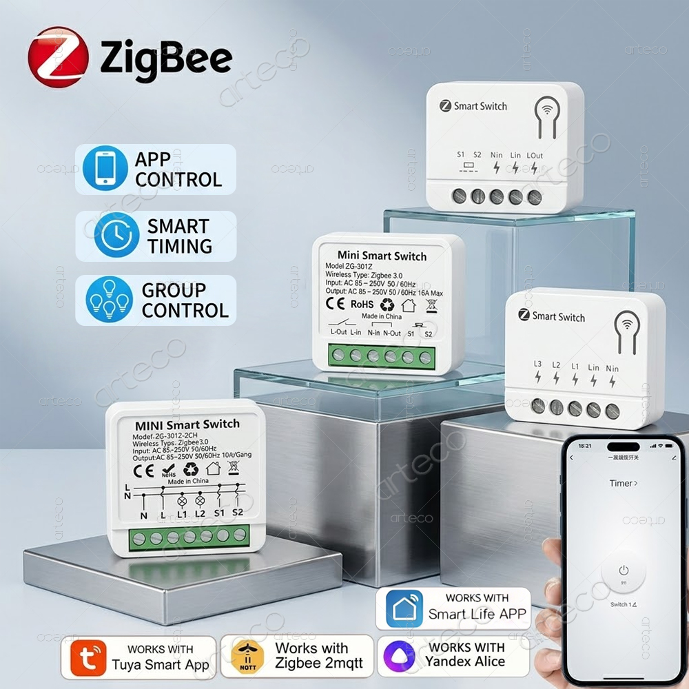 Home Automation Diy - Tuya Zigbee 미니 DIY 스마트 스위치