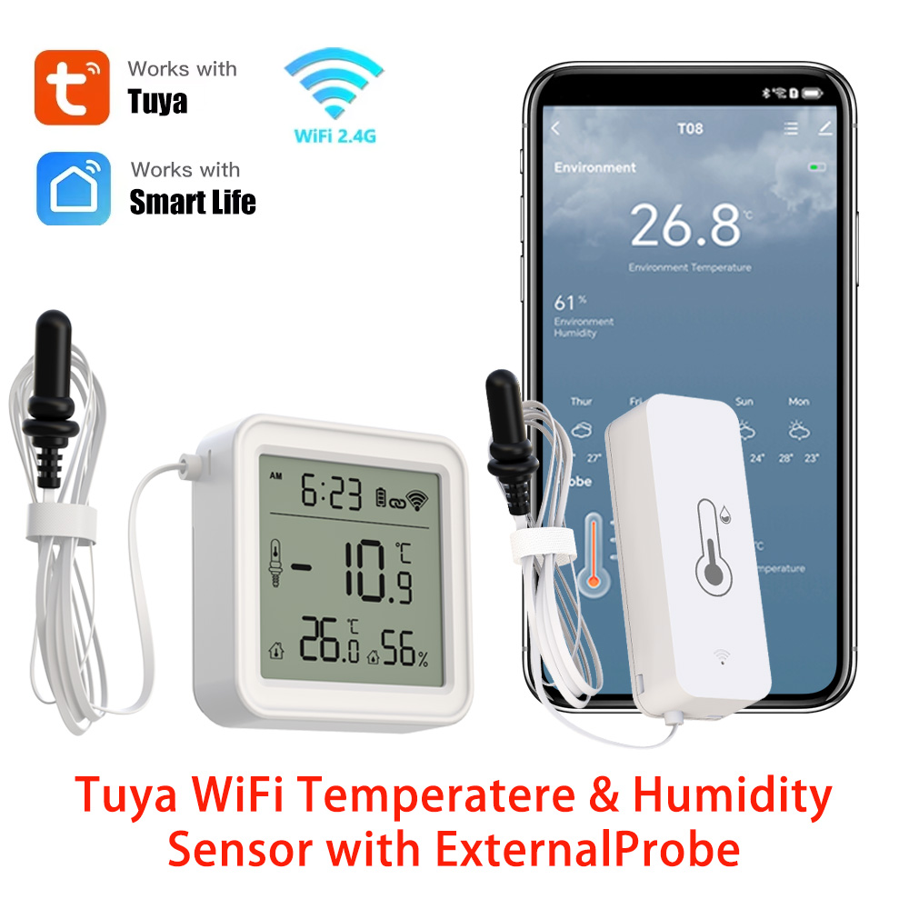 Temperature Humidity Sensor - 원격 모니터링을 위한 외부 프로브 습도계가
