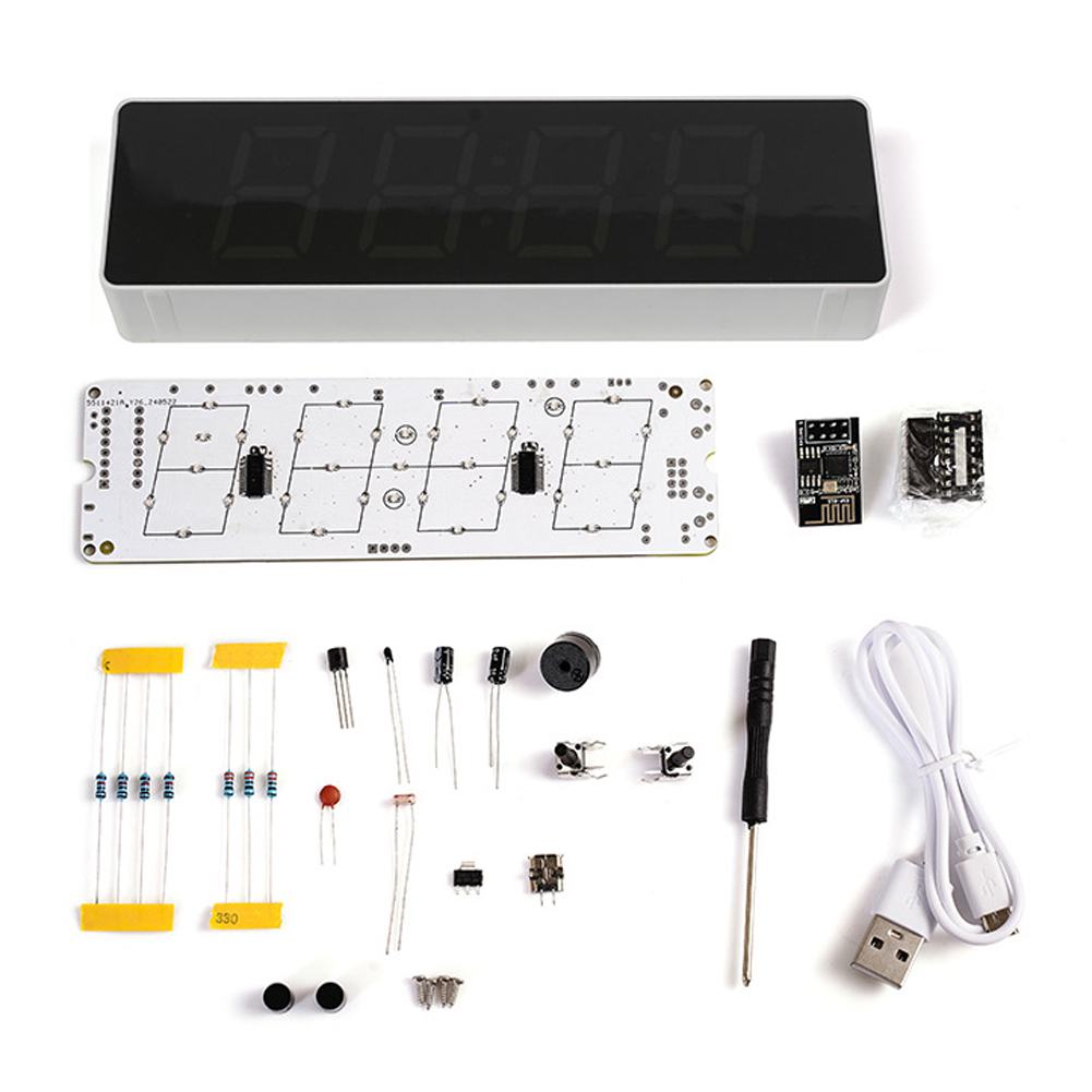 IoT 다채로운 와이파이 시계 키트, 지능형 전자 시계 - Home Automation Diy 리뷰 및 가격