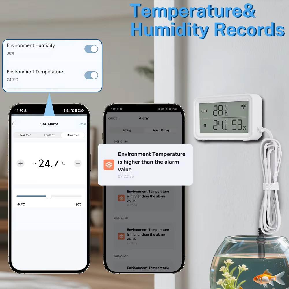 외부 프로브 온도 습도 센서 Tuya WiFi Zigb - Temperature Humidity Sensor 리뷰 및 가격