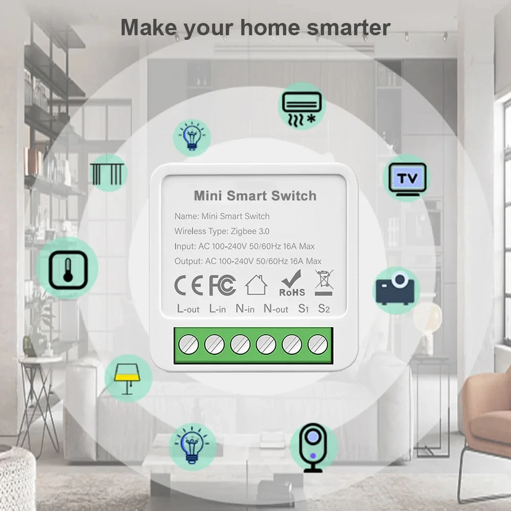 미니 WIFI Zigbee3.0 스마트 스위치 DIY  - Home Automation Diy 리뷰 및 가격