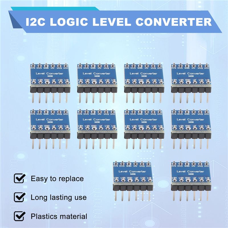FULL-10개입 4채널 IIC I2C 로직 레벨 컨버 - Level Shifter 3.3V 리뷰 및 가격