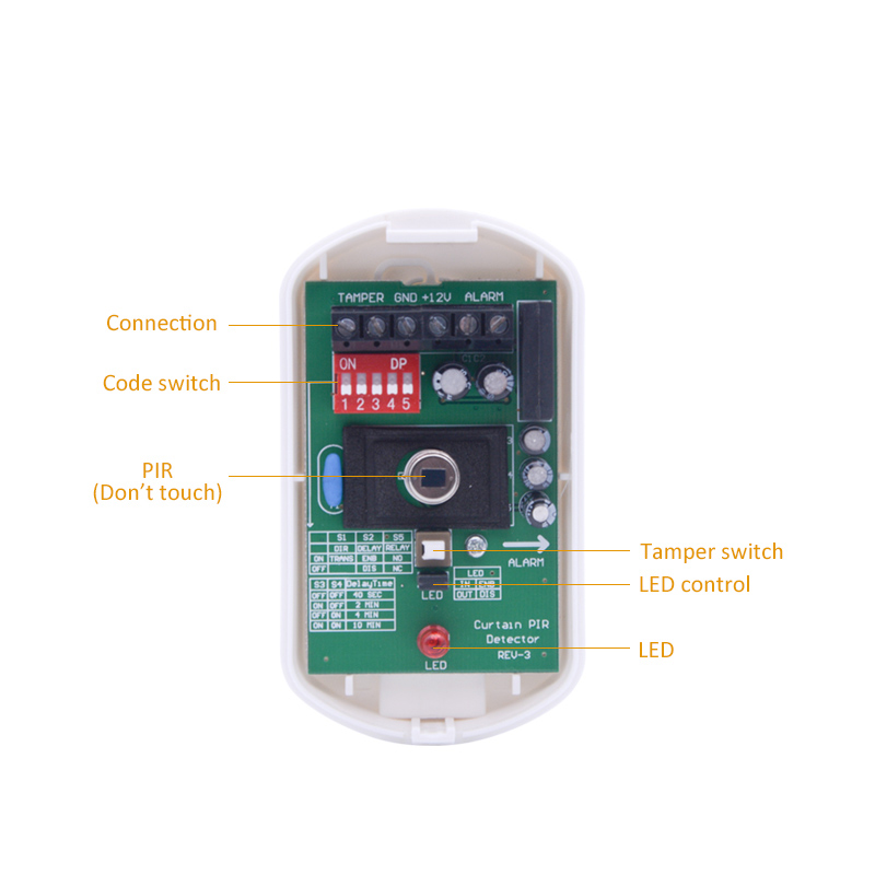 실내 DC12V 커튼 유선 모션 센서 - 홈 보안용 P - Motion Sensor Pir Wired 리뷰 및 가격