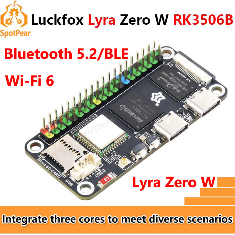 럭스폭스 라이라 제로 W RK3506B 락칩 리눅스 보 - Pi Zero W Board 리뷰 및 가격