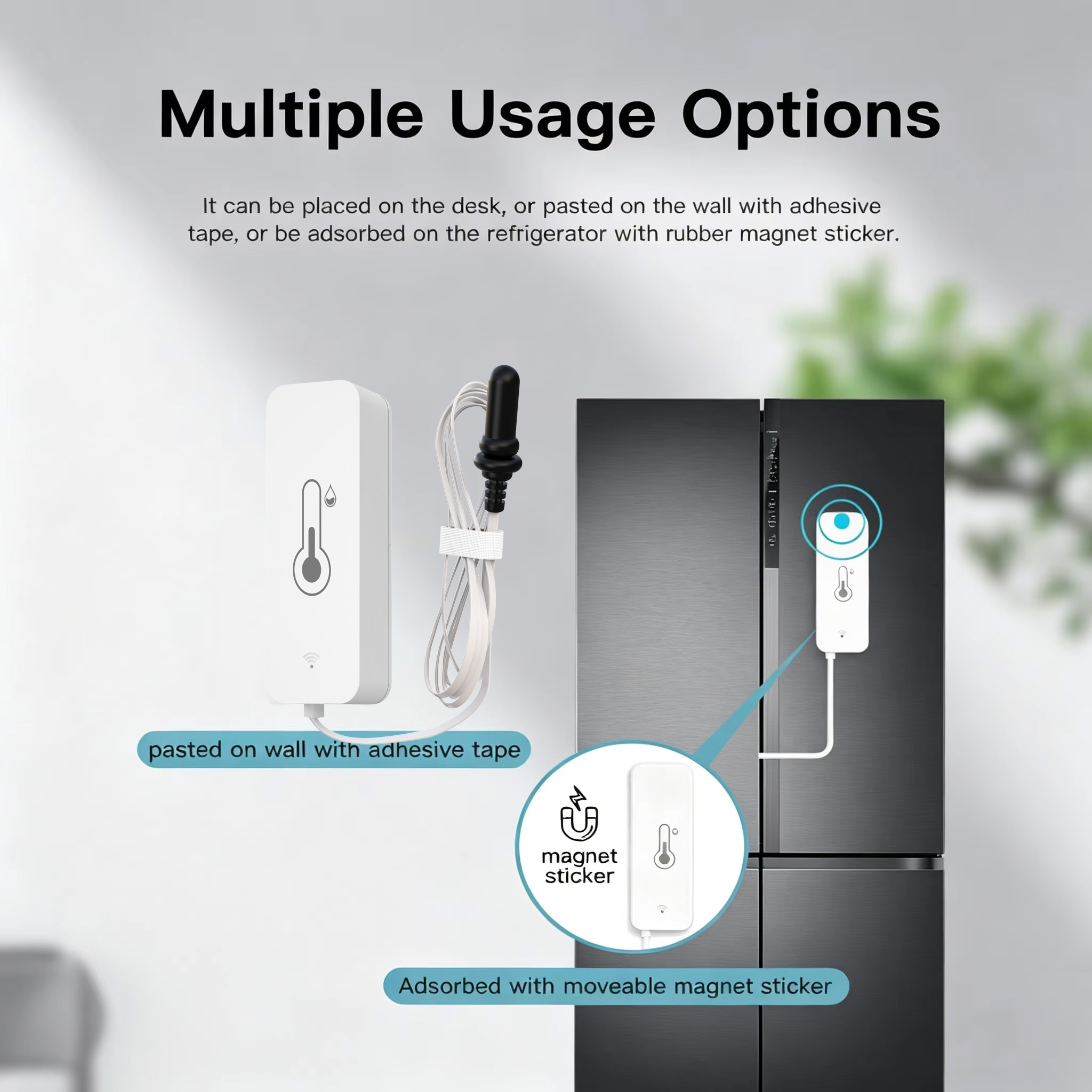 원격 모니터링을 위한 외부 프로브 습도계가 있는 Tuy - Temperature Humidity Sensor 리뷰 및 가격